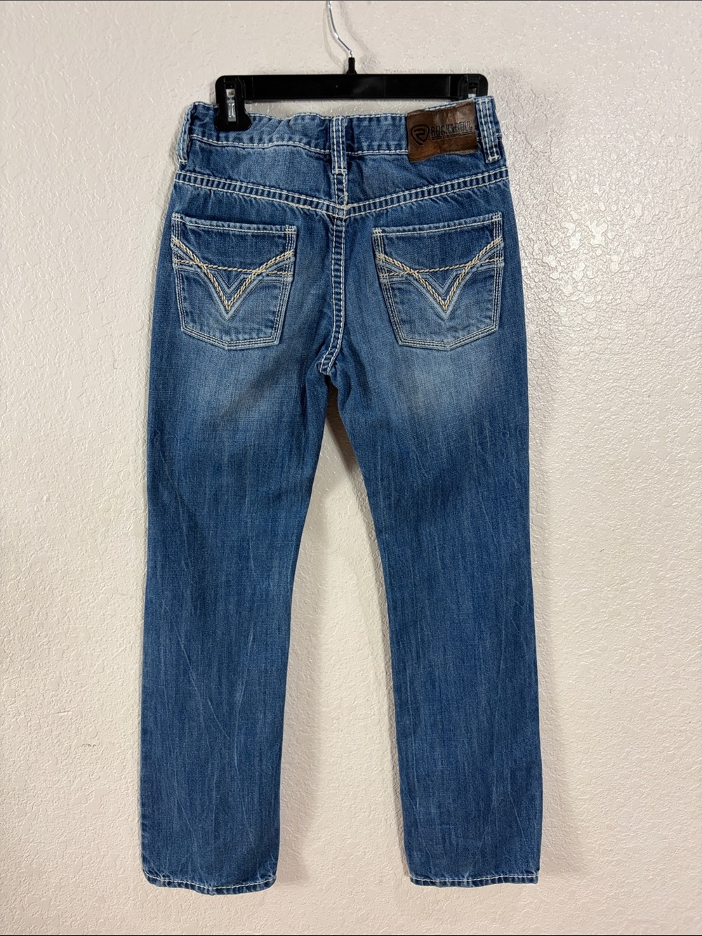ROCK&ROLL,Size 18R,Blue Denim Jeans - Classic Straight Fit